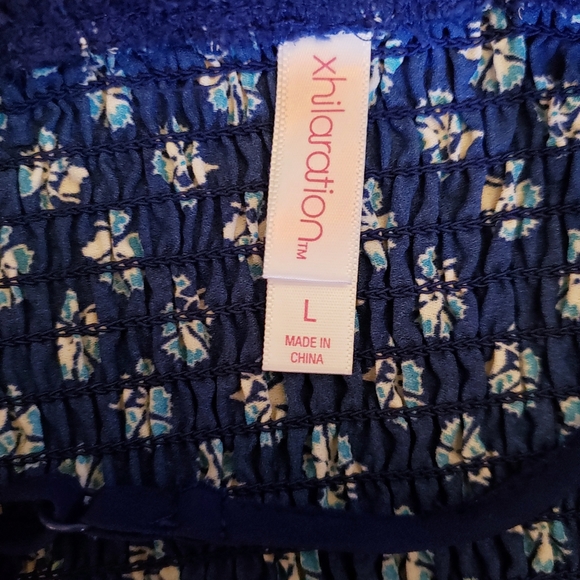 Xhilaration Smocked Fit & Flare Dress - Picture 5 of 8